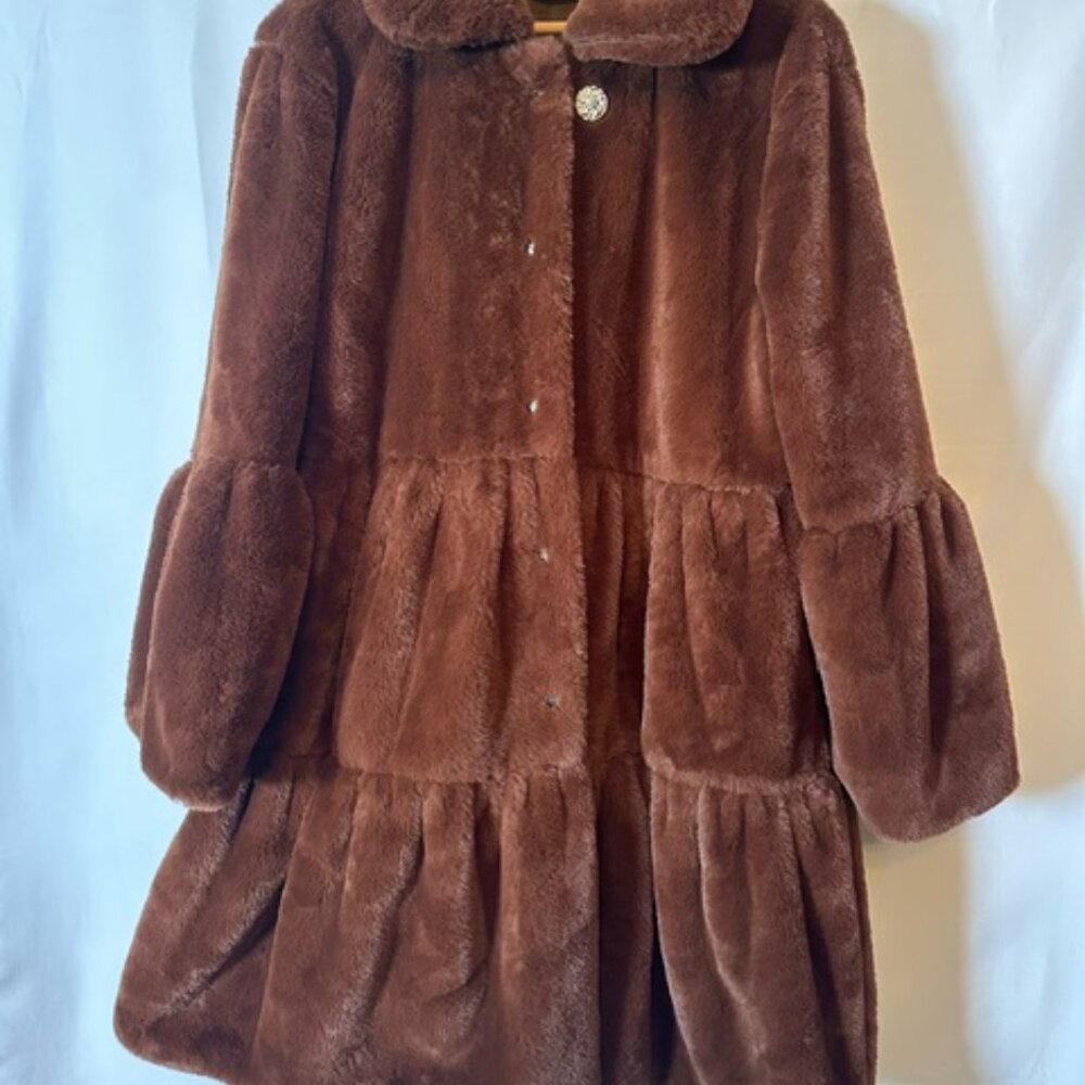 Lightweight brown jacket -- elegant, cozy, and versatile